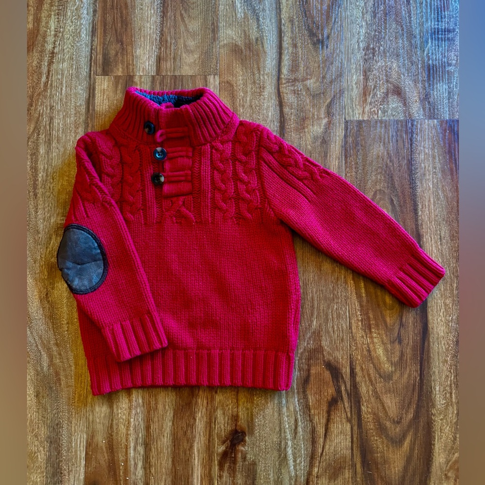 BabyGap Toddler Boys Cable Knit Sweater, Size 2 - Picture 1 of 2